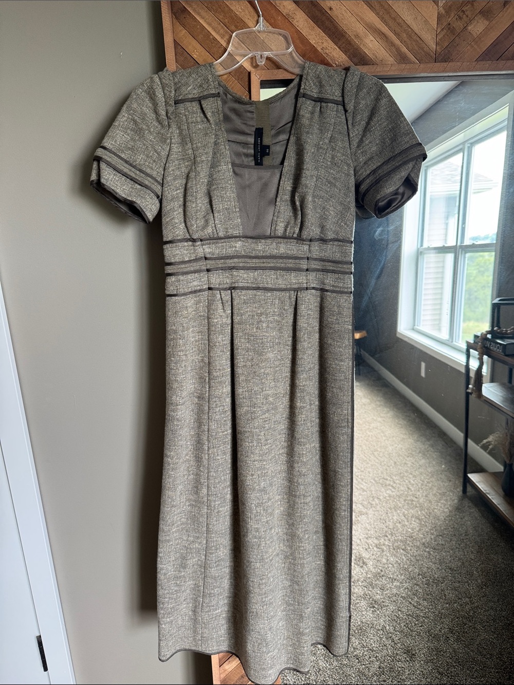 Mark Jacobs winter 2021 wool and silk dress